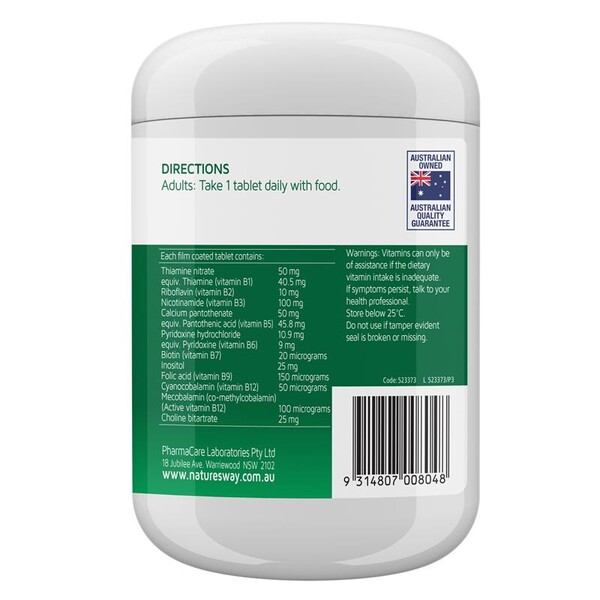 [PRE-ORDER] STRAIGHT FROM AUSTRALIA - Nature's Way Mega B 200 Tablets